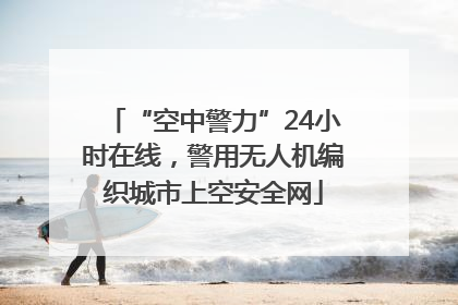 “空中警力”24小时在线，警用无人机编织城市上空安全网
