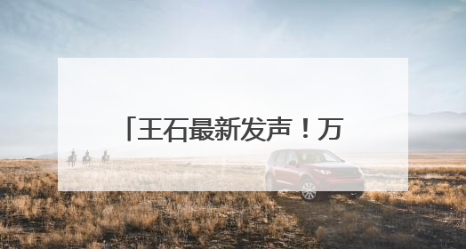 王石最新发声！万科晚间突发公告：“售股”回血！