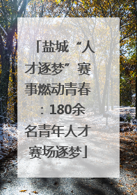 盐城“人才逐梦”赛事燃动青春：180余名青年人才赛场逐梦