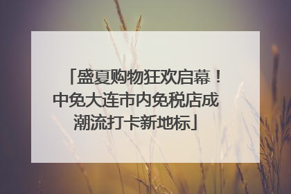盛夏购物狂欢启幕！中免大连市内免税店成潮流打卡新地标