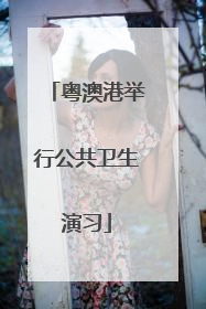 粤澳港举行公共卫生演习