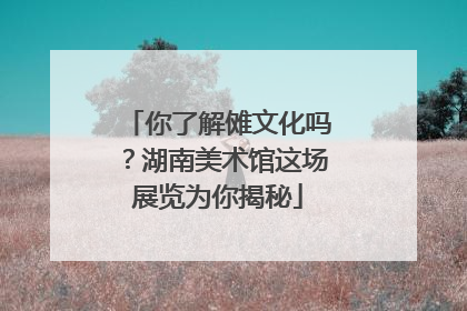 你了解傩文化吗？湖南美术馆这场展览为你揭秘
