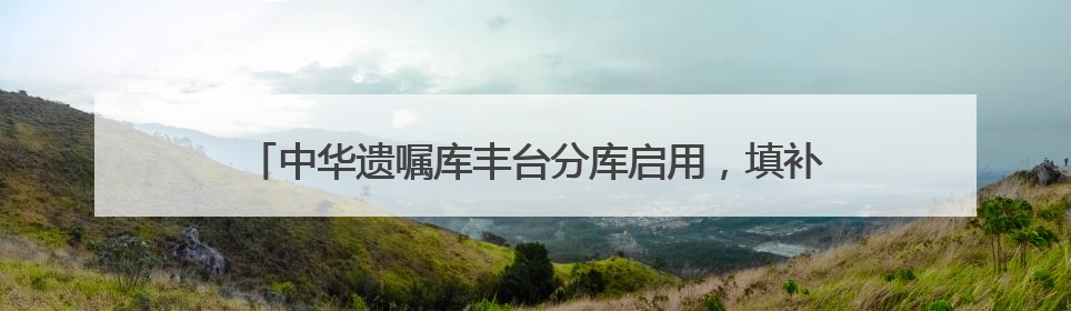 中华遗嘱库丰台分库启用，填补北京丰台区域专业遗嘱服务空白