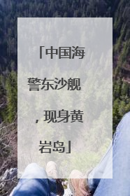 中国海警东沙舰，现身黄岩岛