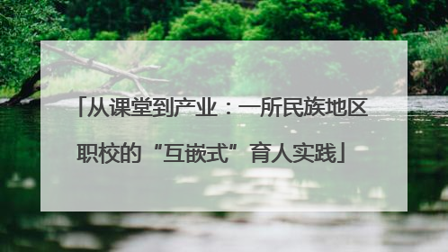 从课堂到产业：一所民族地区职校的“互嵌式”育人实践