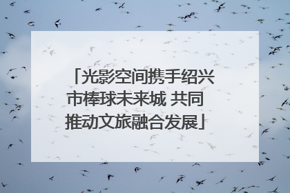 光影空间携手绍兴市棒球未来城 共同推动文旅融合发展