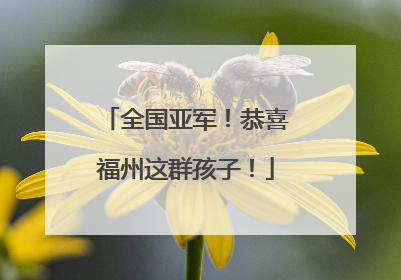 全国亚军！恭喜福州这群孩子！