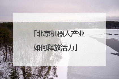 北京机器人产业如何释放活力