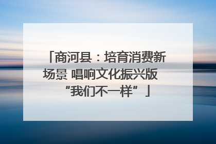 商河县：培育消费新场景 唱响文化振兴版“我们不一样”