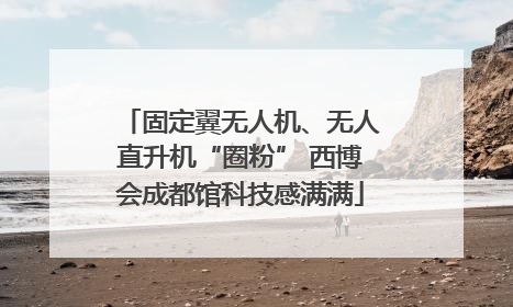 固定翼无人机、无人直升机“圈粉” 西博会成都馆科技感满满
