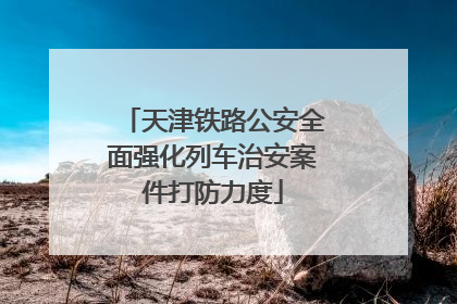 天津铁路公安全面强化列车治安案件打防力度