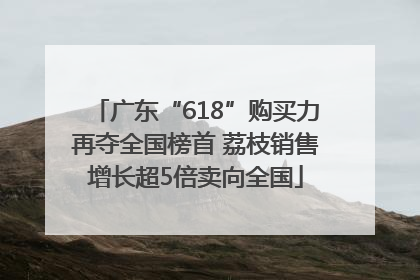 广东“618”购买力再夺全国榜首 荔枝销售增长超5倍卖向全国