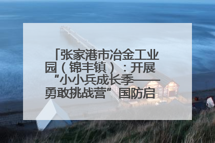 张家港市冶金工业园（锦丰镇）：开展“小小兵成长季——勇敢挑战营”国防启蒙教育活动