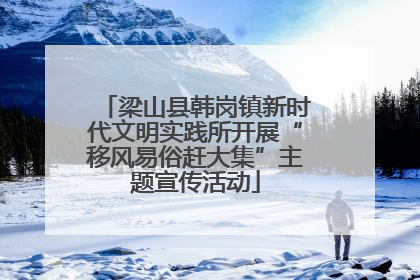 梁山县韩岗镇新时代文明实践所开展“移风易俗赶大集”主题宣传活动