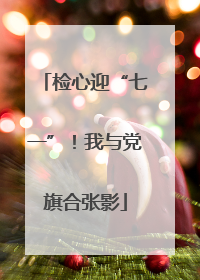 检心迎“七一”！我与党旗合张影
