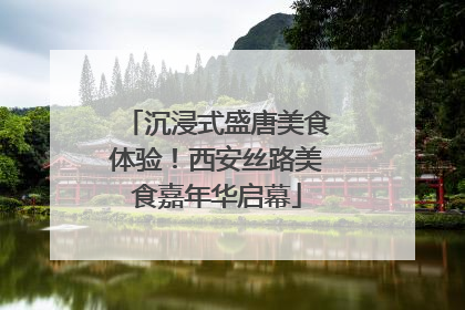 沉浸式盛唐美食体验！西安丝路美食嘉年华启幕