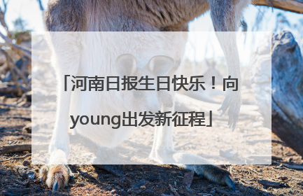 河南日报生日快乐！向young出发新征程