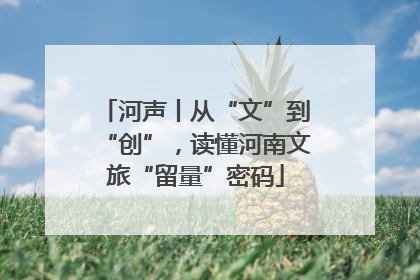 河声丨从“文”到“创”，读懂河南文旅“留量”密码