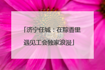 济宁任城：在粽香里遇见工会独家浪漫