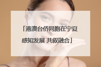港澳台侨同胞在宁夏感知发展 共叙融合