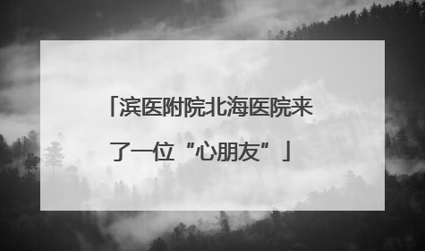 滨医附院北海医院来了一位“心朋友”