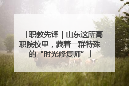 职教先锋｜山东这所高职院校里，藏着一群特殊的“时光修复师”