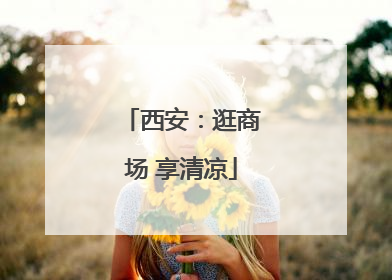 西安：逛商场 享清凉