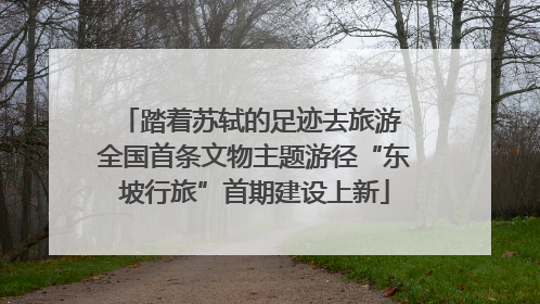 踏着苏轼的足迹去旅游 全国首条文物主题游径“东坡行旅”首期建设上新