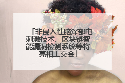 非侵入性脑深部电刺激技术、区块链智能漏洞检测系统等将亮相上交会