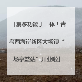 集多功能于一体！青岛西海岸新区大场镇“场享益站”开业啦