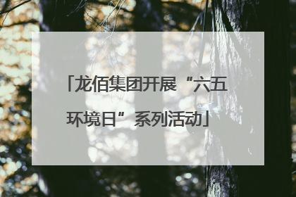 龙佰集团开展“六五环境日”系列活动