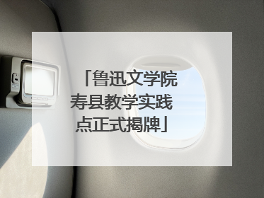 鲁迅文学院寿县教学实践点正式揭牌