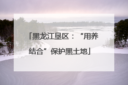 黑龙江垦区：“用养结合”保护黑土地