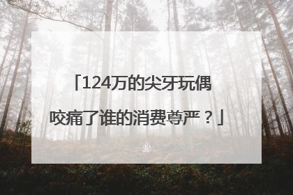 124万的尖牙玩偶 咬痛了谁的消费尊严？