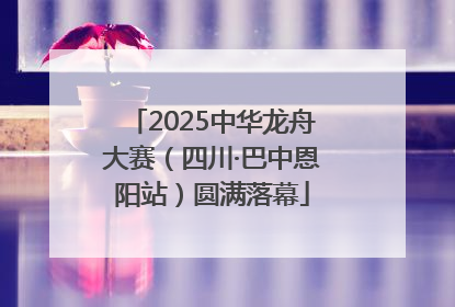 2025中华龙舟大赛（四川·巴中恩阳站）圆满落幕