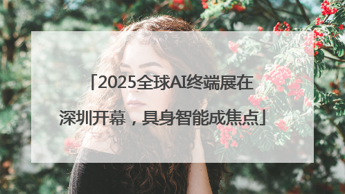 2025全球AI终端展在深圳开幕，具身智能成焦点