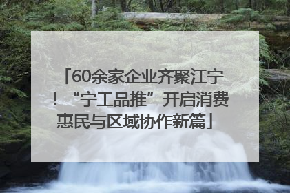 60余家企业齐聚江宁！“宁工品推”开启消费惠民与区域协作新篇
