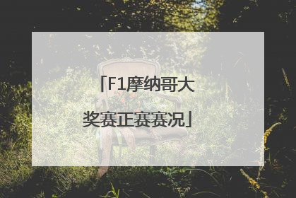 F1摩纳哥大奖赛正赛赛况